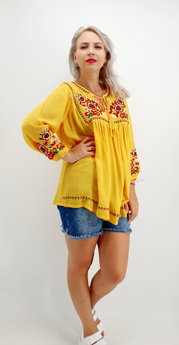 Bluza stilizata traditional Olivia 4 [5]
