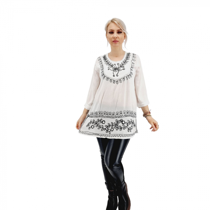 Bluza vaporoasa brodata olivia 14