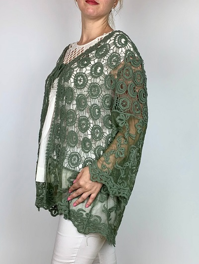 Bolero lung olive