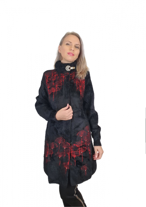 Cardigan lung din casmir - Valeria