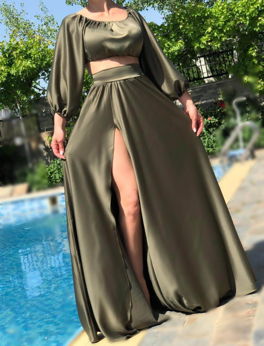 Compleu bluza si fusta lunga - vara 9
