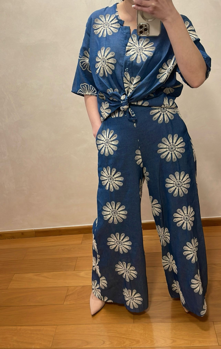 Дамски комплект "Denim Blossom" [2]