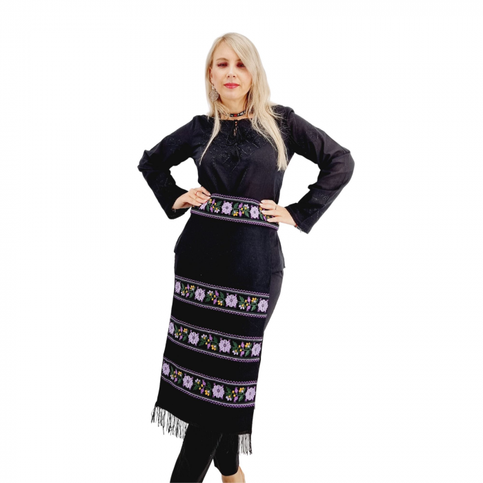 Costum Popular cu broderie traditionala Priscilla 3 [11]