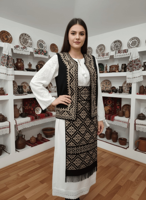 Costum Popular cu broderie traditionala Sidonia 3 [2]