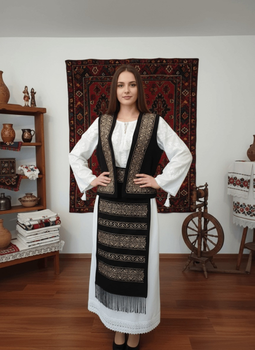 Costum Popular cu broderie traditionala Sidonia 2 [2]