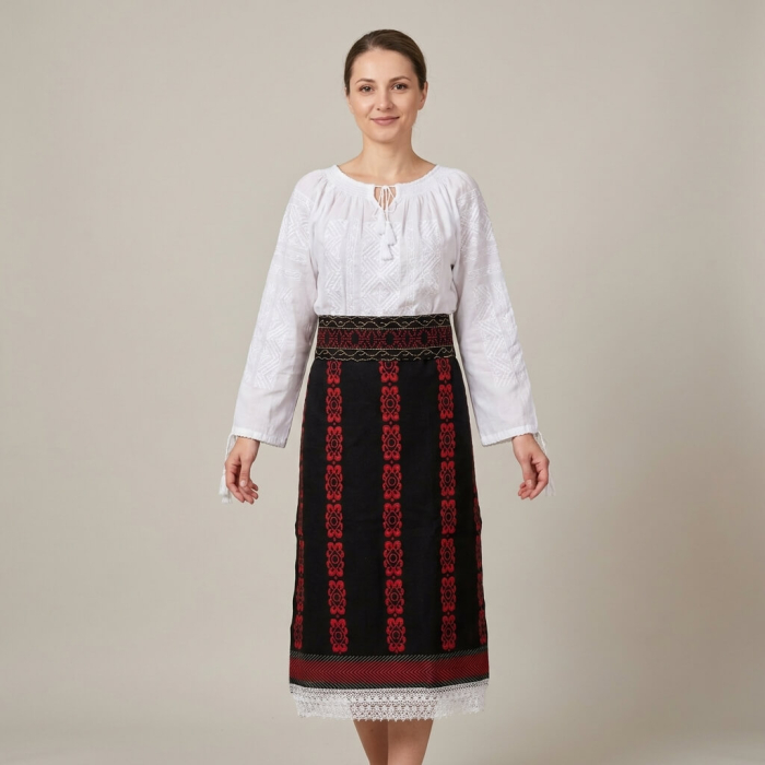 Costum popular format din catrinta , brau si ie - Ramona 2