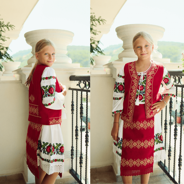 Costum traditional Complet Mira 9 - 3 piese [2]