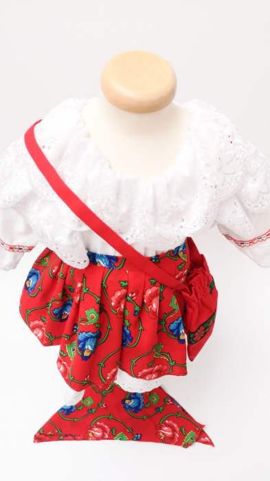 Costum Traditional Fetite 0-12 luni Model II [3]
