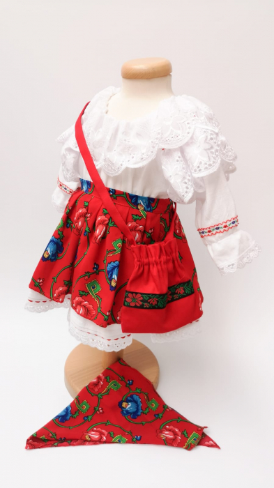 Costum Traditional Fetite 0-12 luni Model II [2]