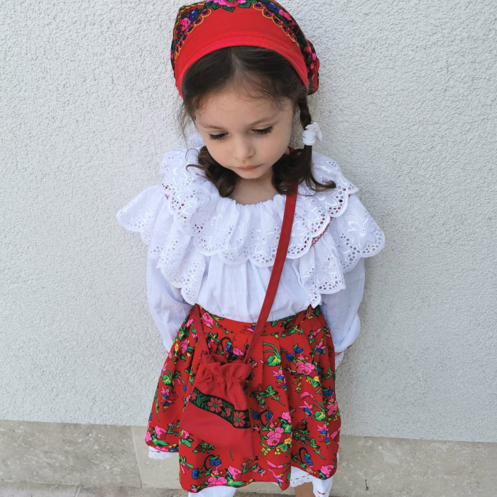 Costum Traditional Fetite 0-12 luni Model IV [5]
