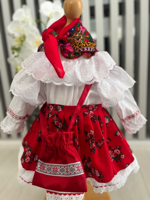 Costum Traditional Fetite 0-12 luni Model V [2]