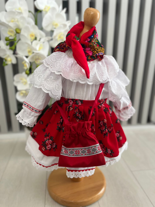 Costum Traditional Fetite 0-12 luni Model V [5]