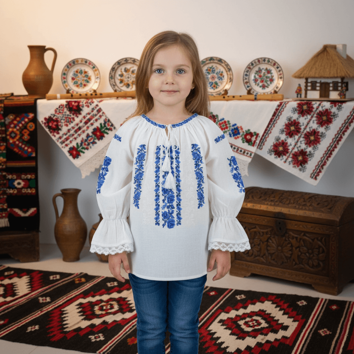 Традиционна рокля за момичета Роза 5 [1]