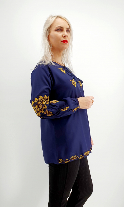 Bluza stilizata cu broderie Jeni [3]