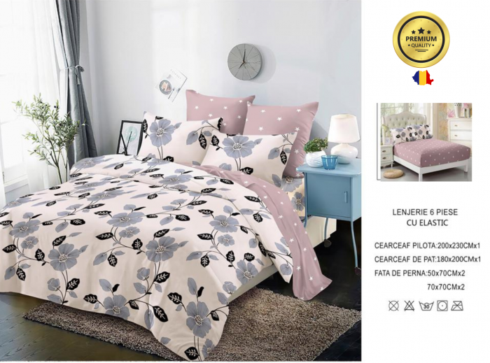 Poze Lenjerie De Pat Finet 6 Piese - Breeze