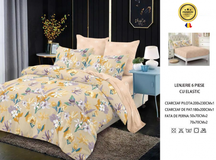 Poze Lenjerie De Pat Finet 6 Piese - Iris