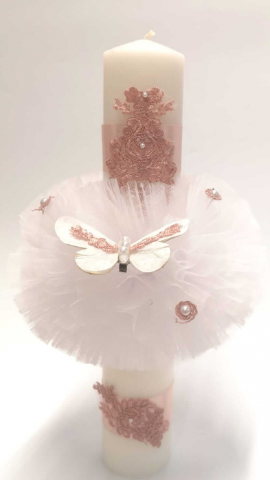 Lumanare Botez cu Fluture [4]