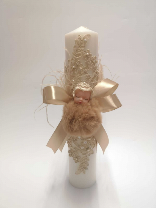 Lumanare Botez – Crem [3]