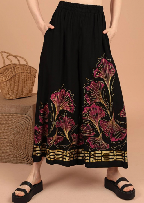 Pantaloni de vara cu imprimeu [3]