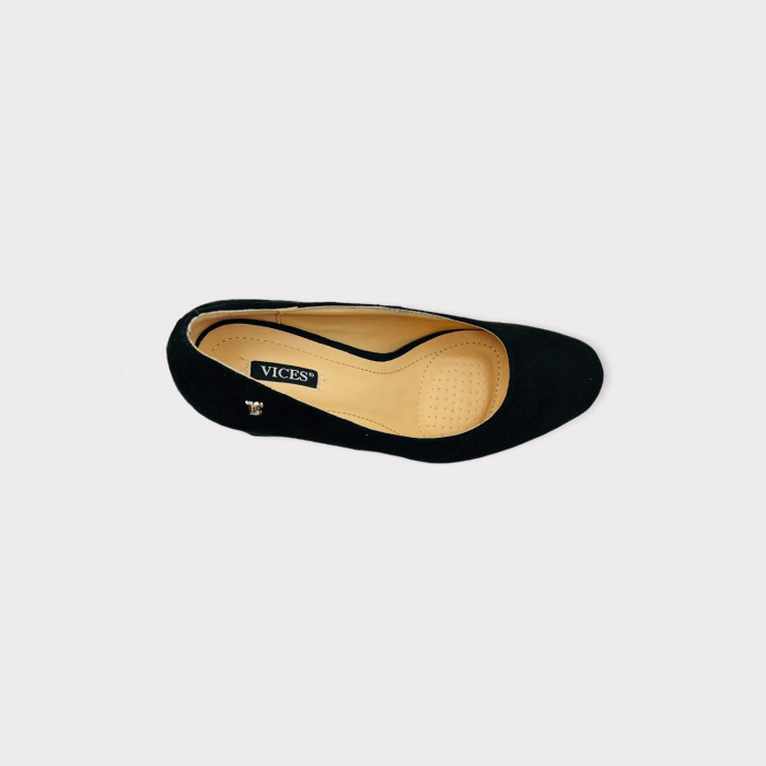 Pantofi cu toc gros - Black [3]