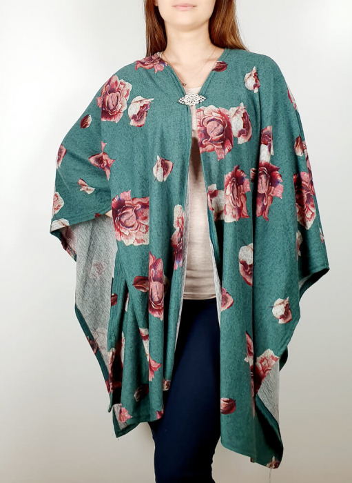 Poncho cu accesoriu paula