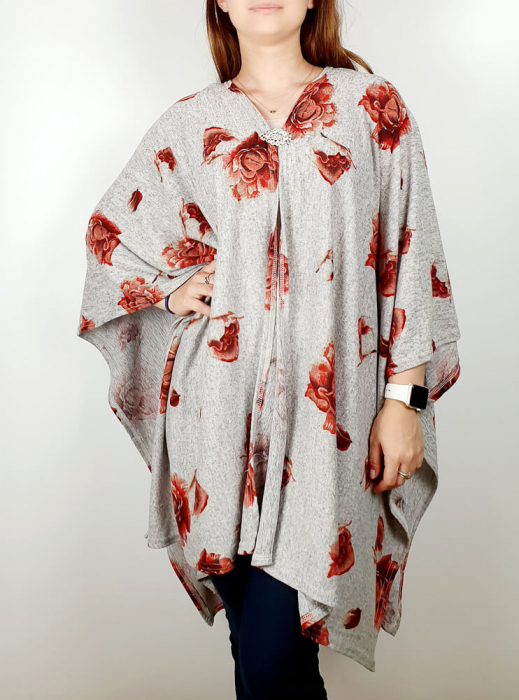 Poncho cu accesoriu paula 2