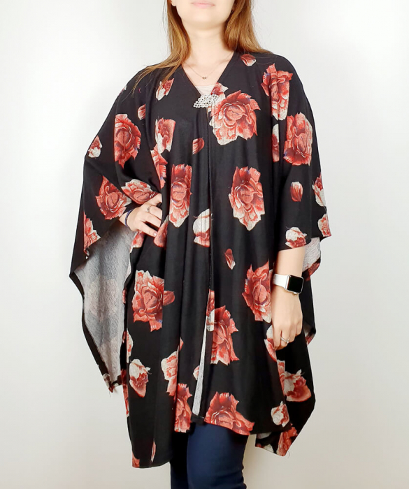 Poncho cu accesoriu paula 3