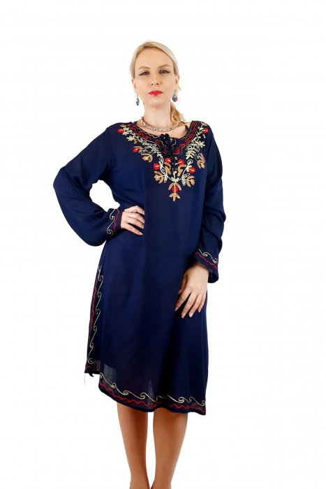 Rochie - bluza vaporoasa brodata olivia 4