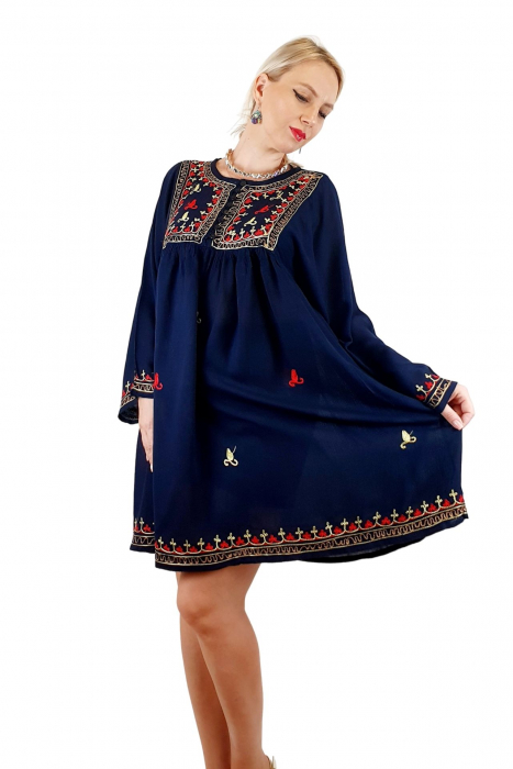 Rochie - bluza vaporoasa brodata olivia 6