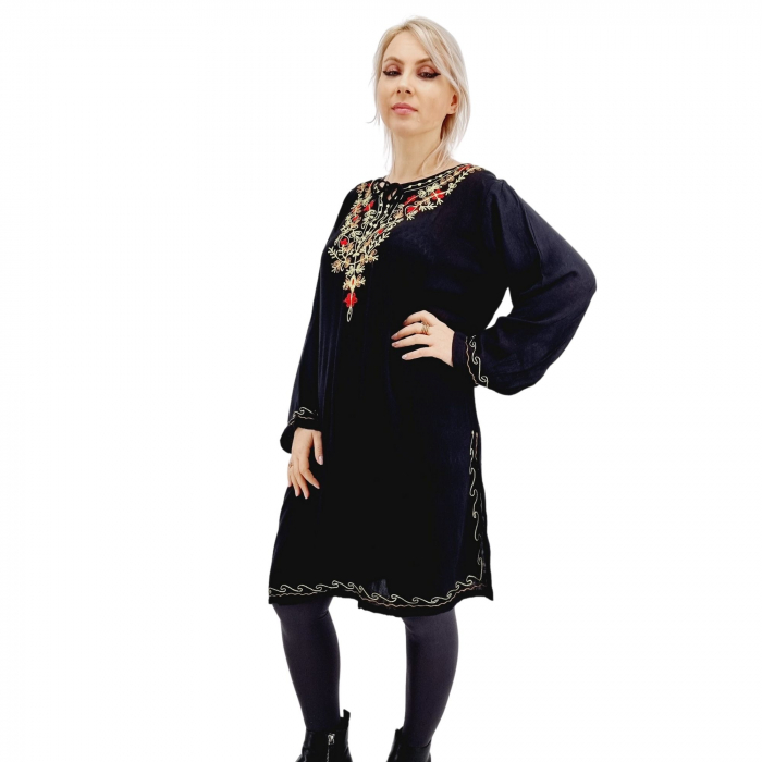Rochie - Bluza Vaporoasa Brodata Olivia 8 [4]