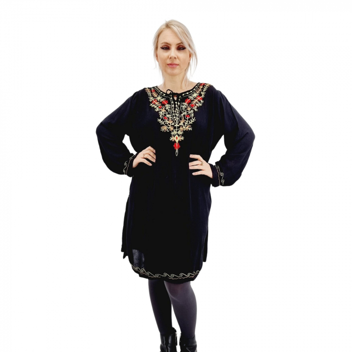 Rochie - Bluza Vaporoasa Brodata Olivia 8 [7]