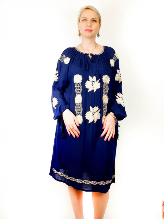 Rochie Traditionala Brodata Floarea Soarelui 5 [3]