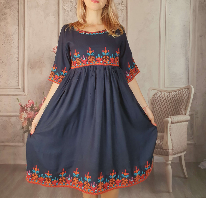 Rochie brodata silviana 2