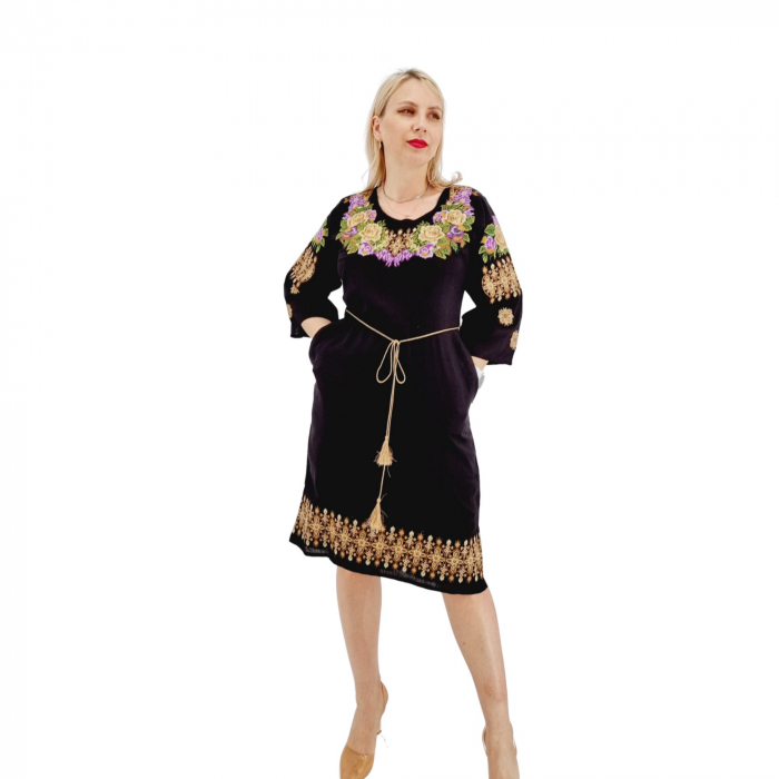 Rochie Brodata Traditional  Atena 4 [4]