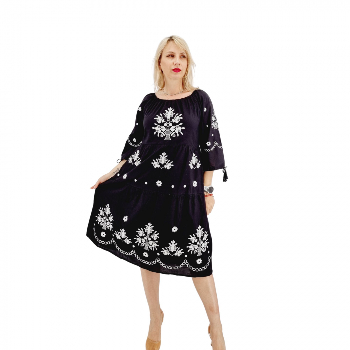 Rochie Brodata Traditional  Atena 5 [7]