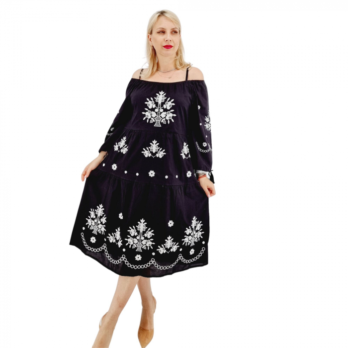 Rochie Brodata Traditional  Atena 5 [5]