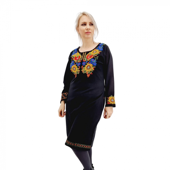 Rochie Brodata Traditional Atena 2 [6]