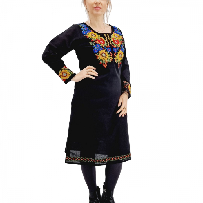 Rochie Brodata Traditional Atena 2 [4]