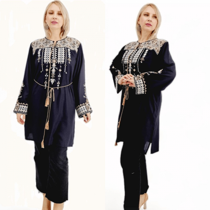 Rochie Dama cu Broderie Darya Rochie Dama cu Broderie Darya