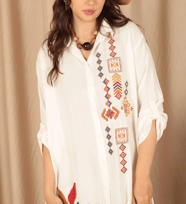 Rochie de dama cu broderie de vara 2 [4]