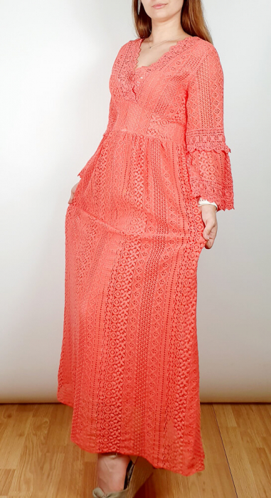 Rochie din dantela marga 7