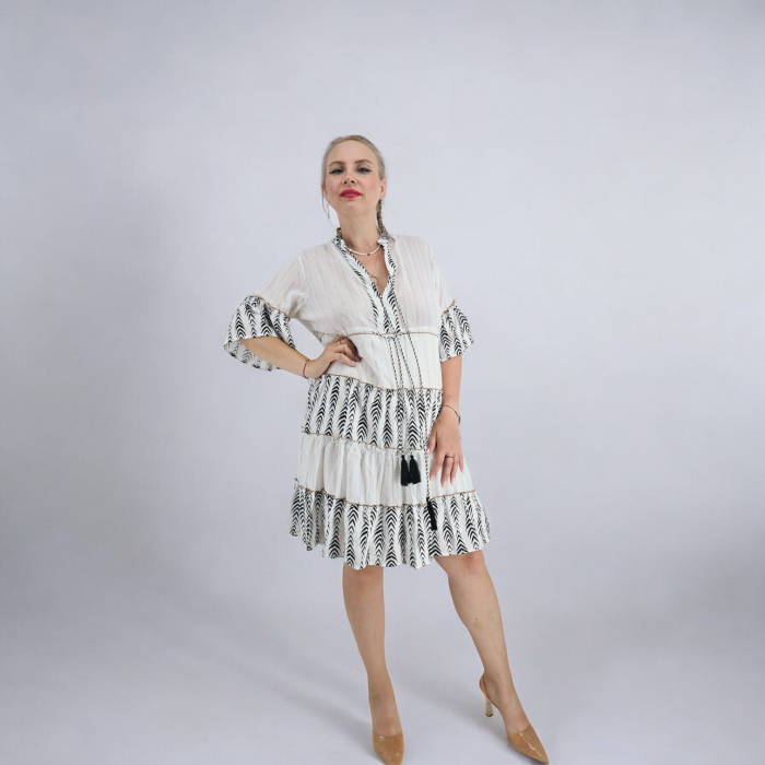 Rochie cu fir lame Lea [6]