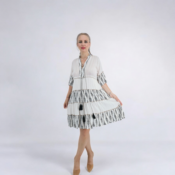 Rochie cu fir lame Lea [4]