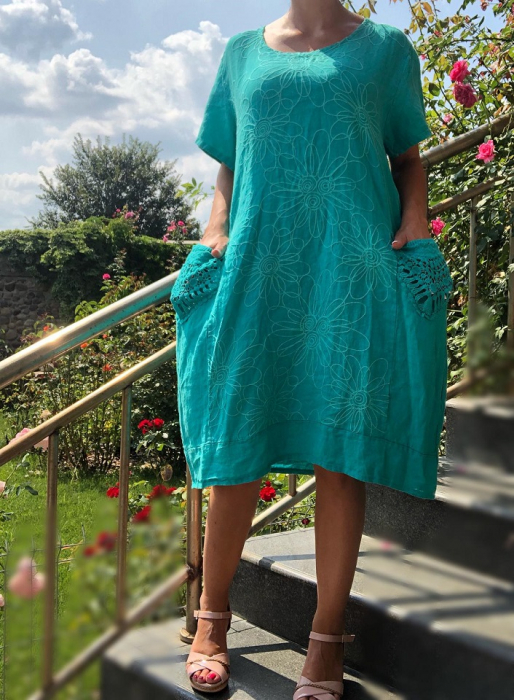 Rochie din in - adriana