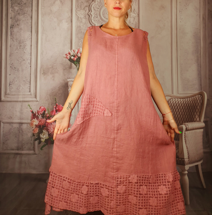 Rochie din in - denisa
