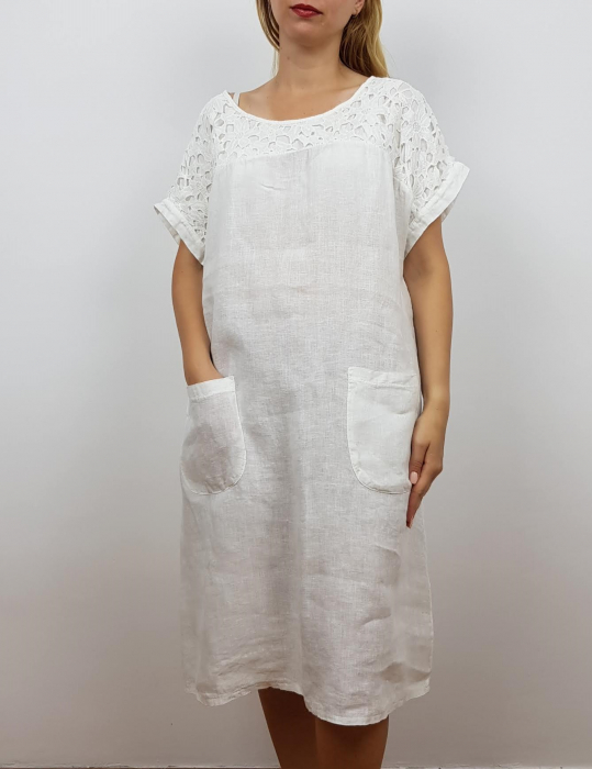 Rochie din in - dragana 4