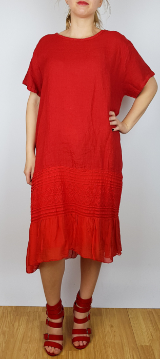 Rochie din in - elizabeta 4