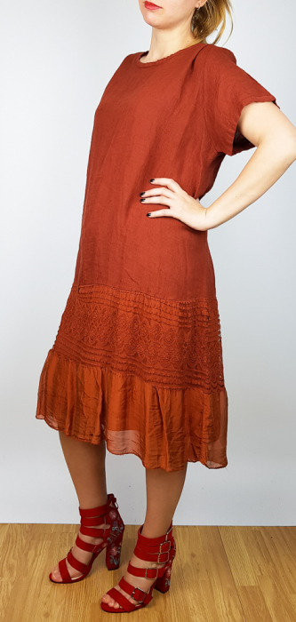 Rochie din in - elizabeta 7