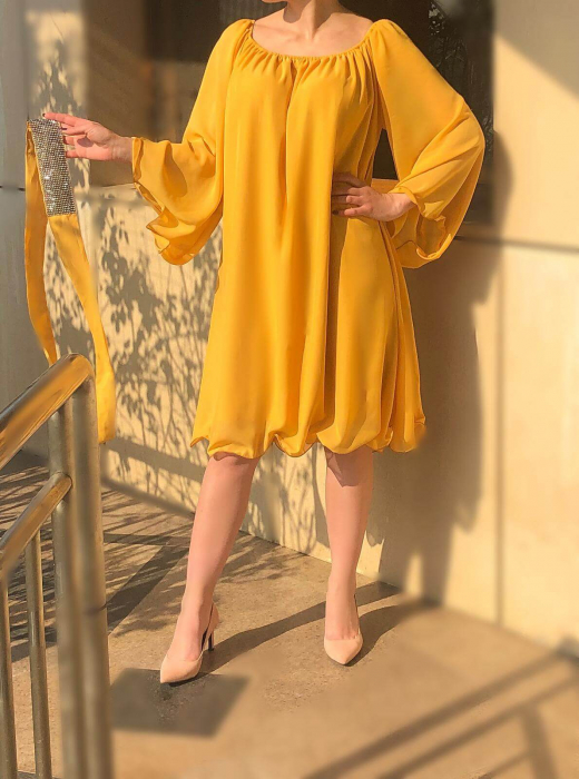 Rochie eleganta din voal Mioara [2]