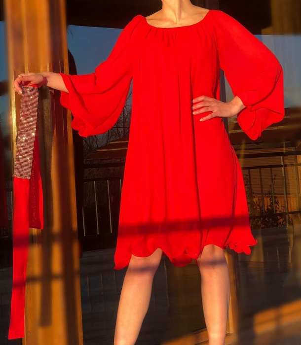 Rochie eleganta din voal Mioara [4]